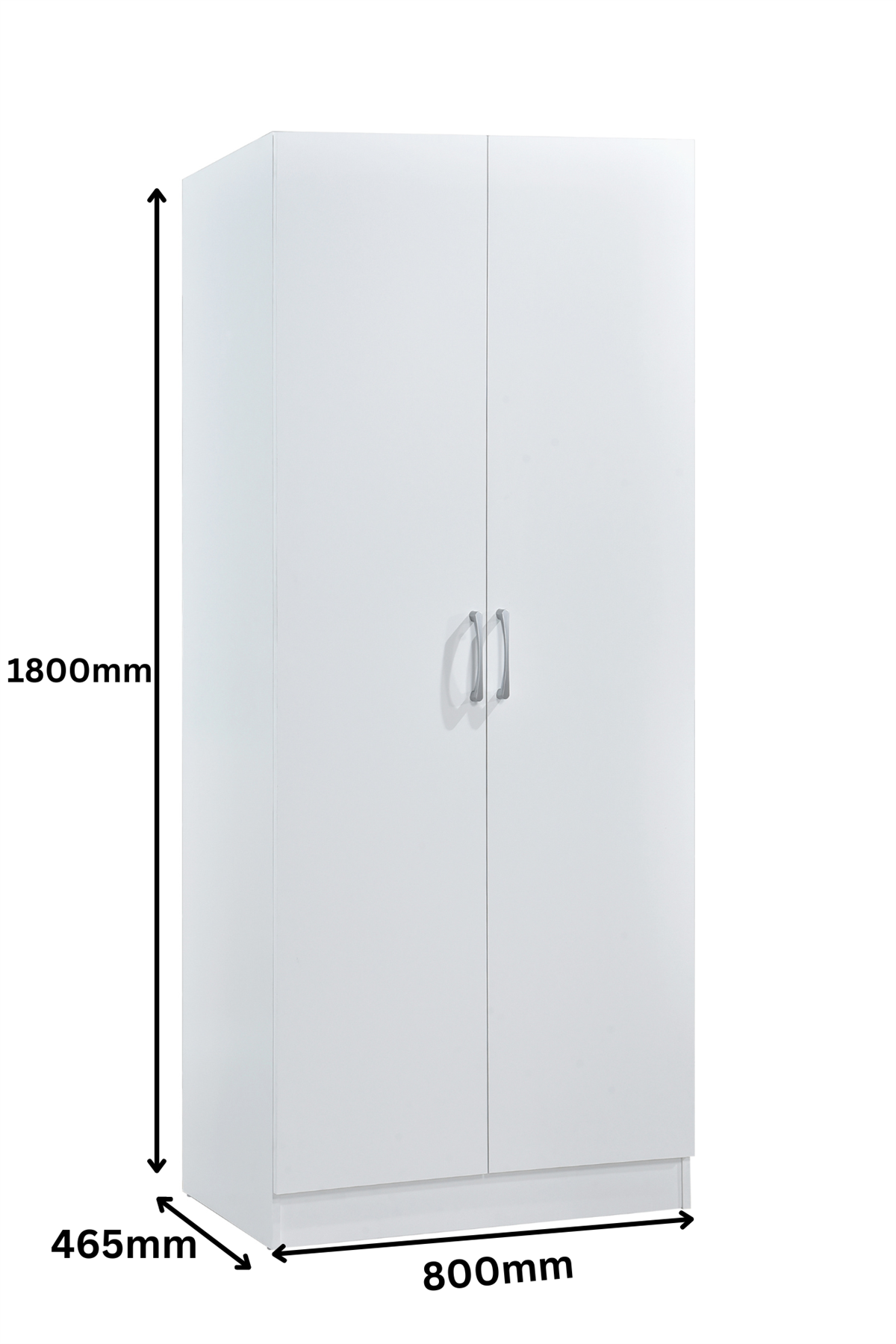 Highbury 2 Door Wardrobe - White