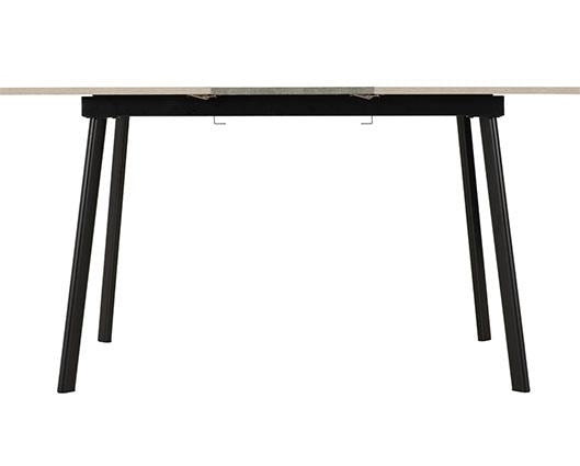 AVERY EXTENDING DINING SET (X4 CHAIRS) - CONCRETE/GREY VELVET