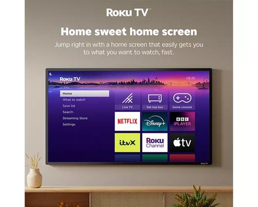 JVC LT-32CR250 Roku TV 32" Smart HD HDR LED TV