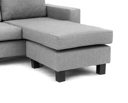 Capri Right Facing Corner Sofa- Light Grey