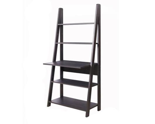 Tall Ladder Desk-Black