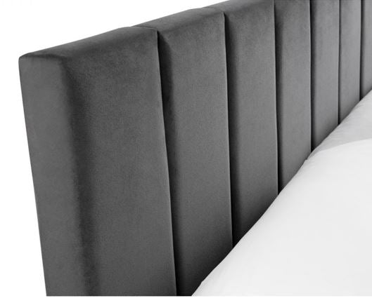 ROSA VELVET BED IN A BOX 90CM - GREY