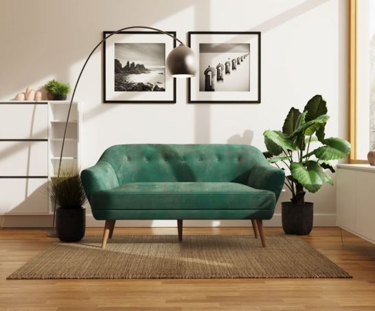 Snowdonia 3 Seater Sofa Green