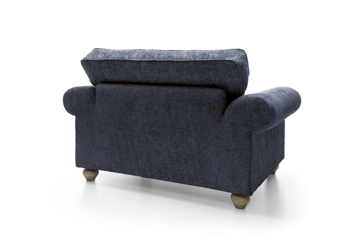 Ingrid Love Seat - Dark Blue