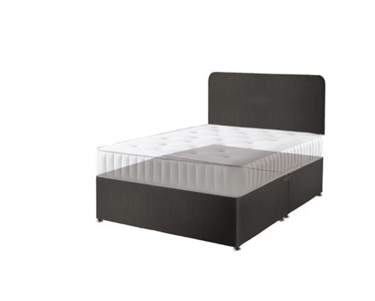 Deluxe Divan Base Grey - 5ft King