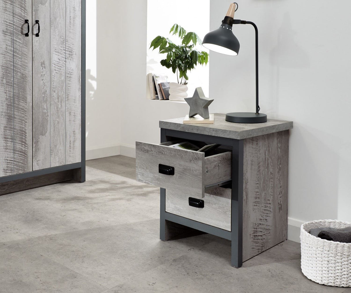 Boston 3 piece bedroom set grey