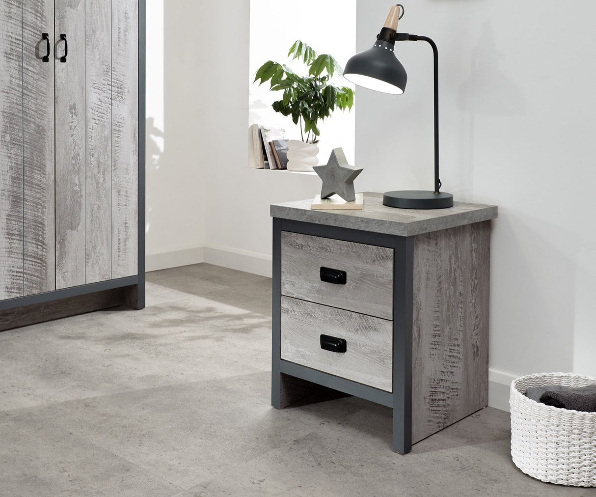 Boston 3 piece bedroom set grey