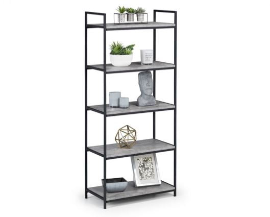 STATEN TALL CONCRETE BOOKCASE
