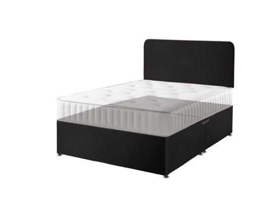 Deluxe Divan Base Black - 3ft Single