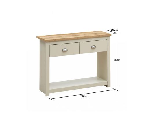 Lisbon 2 Drawer Console Table