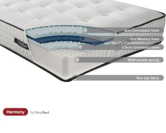 90CM SLEEPSOUL HARMONY 1000 POCKET