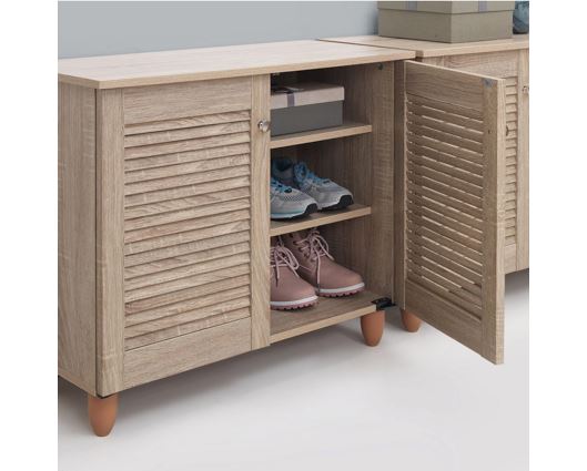 2 Door Shoe Cabinet