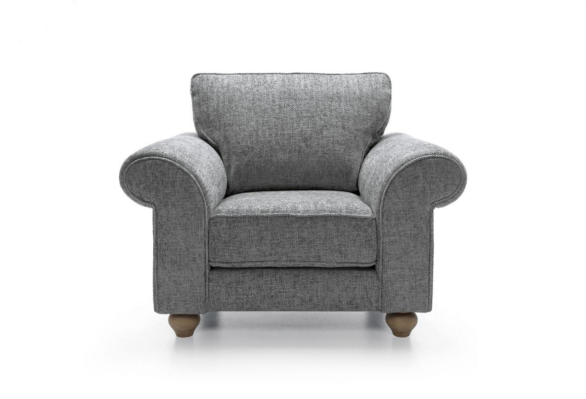 Ingrid Armchair - Steel Grey