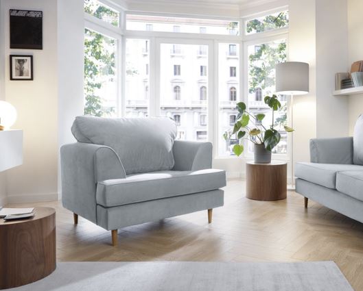 Harper Armchair Light - Grey