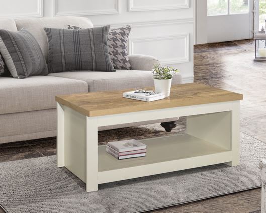 Highgate Coffee Table-Cream
