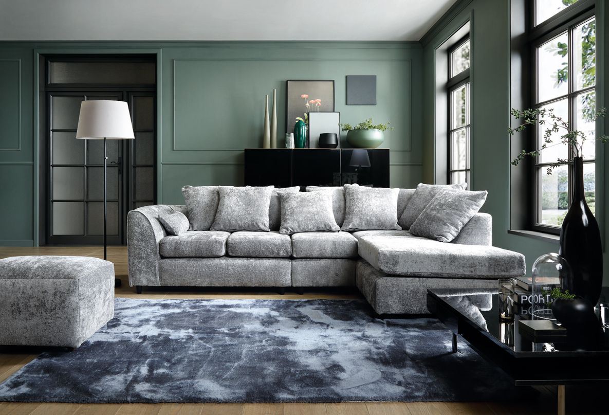 Harriet Right Facing Corner Plus - Light Grey