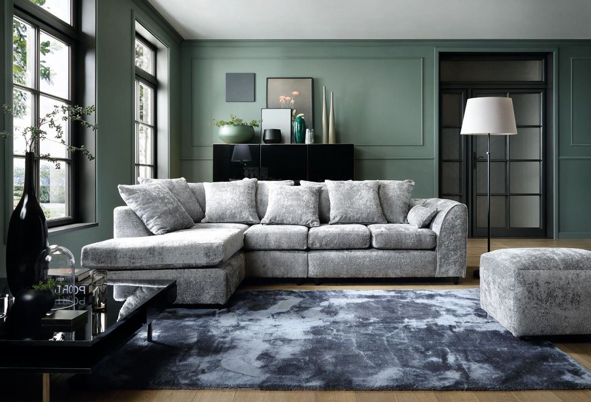 Harriet Left Facing Corner Plus - Light Grey