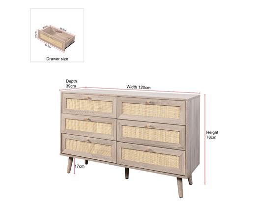 Willow 6 Drawer Chest