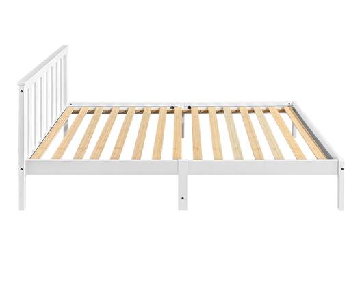 Ruby Pine Single Bed - White