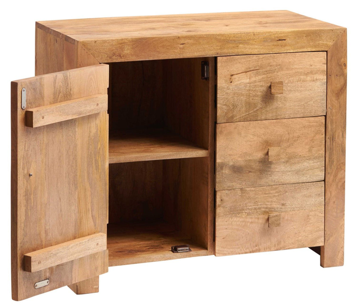 TOKO LIGHT MANGO 3 DRAWER SIDEBOARD