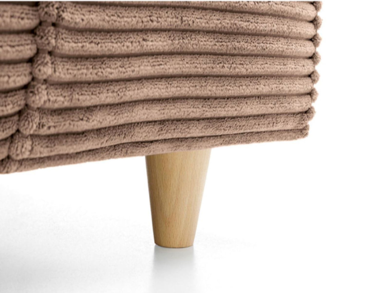 Jumbo Cord 2 Seater Sofa-Brown