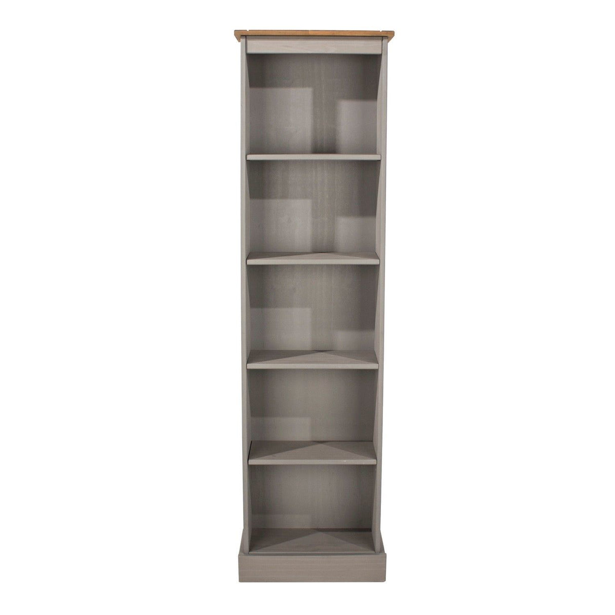 Corona Grey Tall Narrow Bookcase
