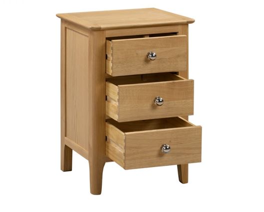 COTSWOLD 3 DRAWER BEDSIDE