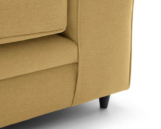 Darcy Left Hand Facing Corner Sofa-Mustard
