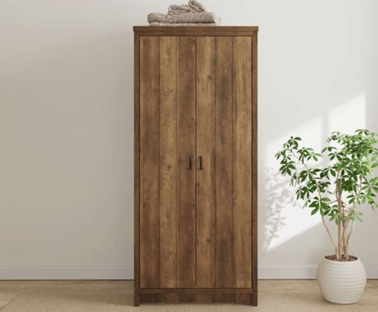 Boston 2 Door Wardrobe Knotty Oak