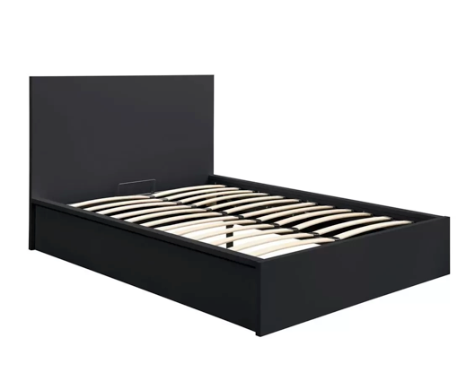 Oslo King Ottoman Bed - Black
