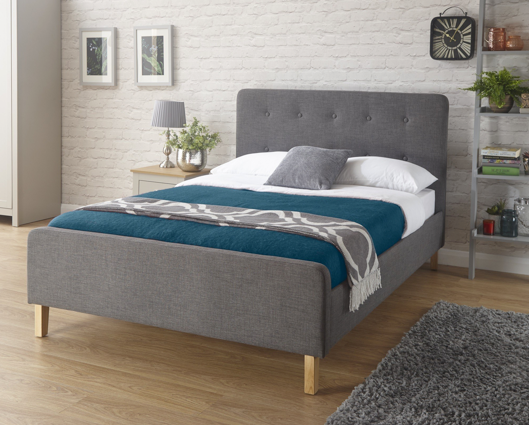 Ashbourne 150cm Bedstead Grey