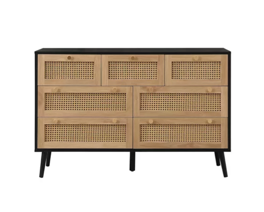 Croxley 7 Drawer Rattan Chest