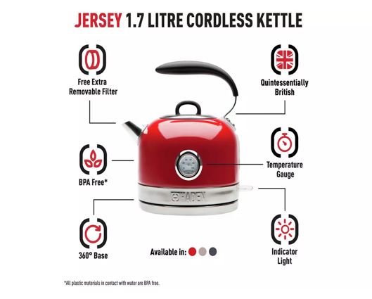 Haden Jersey Red Kettle