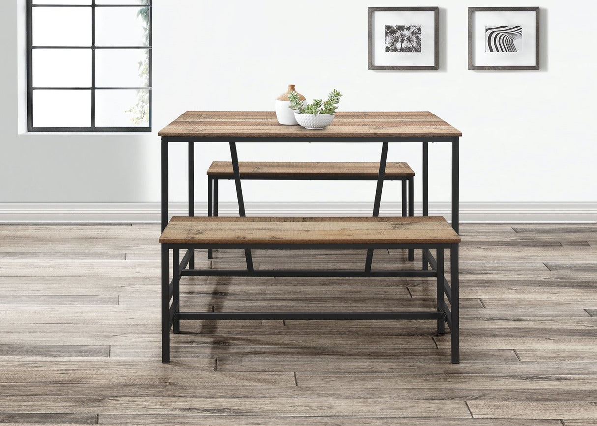 Urban Dining Table & Bench Set