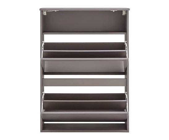 Galicia Wall Hanging Two Tier Shoe Cabinet Grey