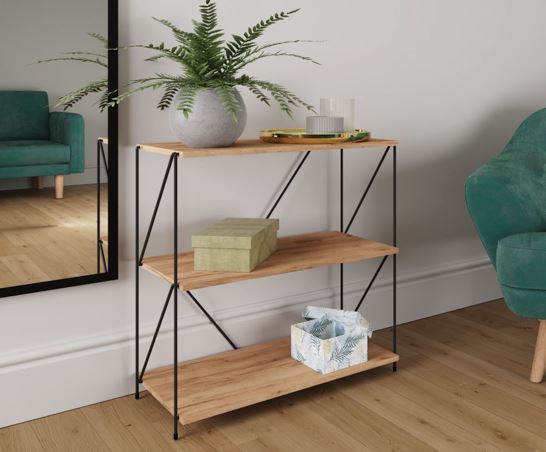 Leyo 3 Tier Bookcase