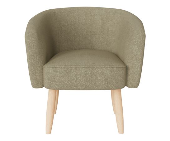 Florence Boucle Chair Natural Mushroom