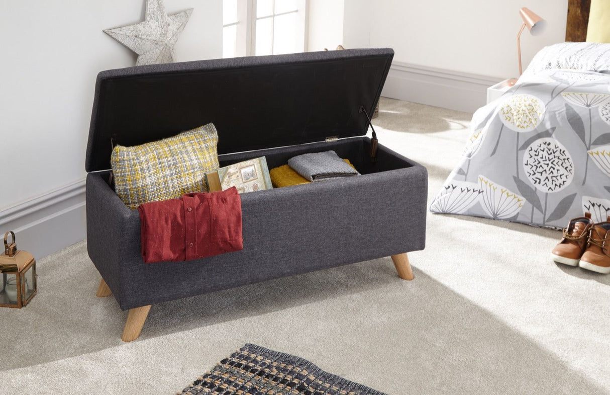 Secreto ottoman charcoal grey