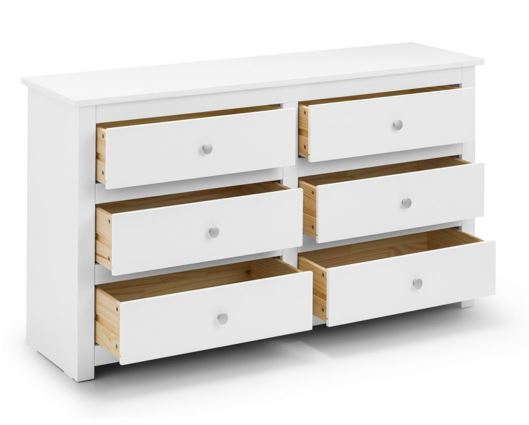 RADLEY 6 DRAWER CHEST - SURF WHITE
