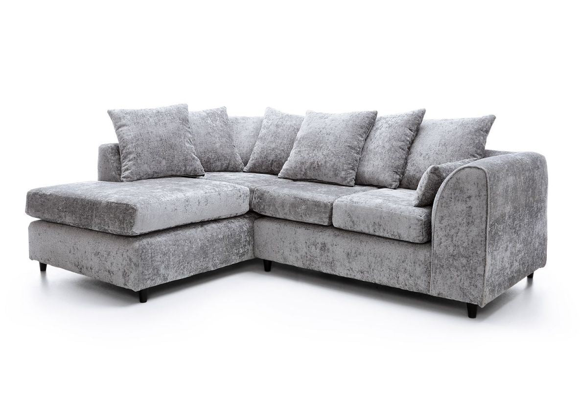 Harriet Left Corner Sofa- Light Grey