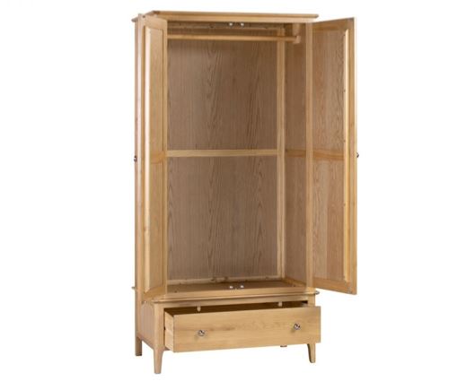 COTSWOLD 2 DOOR 1 DRAWER WARDROBE