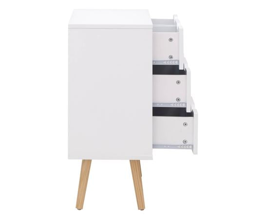 Nyborg 2+2 Drawer Chest White