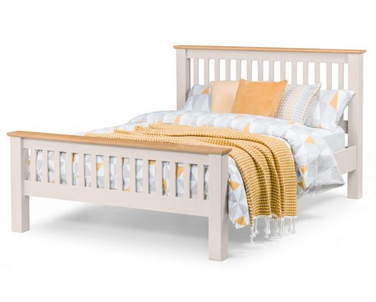 Richmond King Bed - Grey & Oak