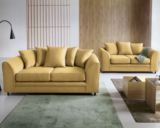 Darcy 2 Seater-Mustard
