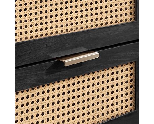 Noah 2 Door 3 Drawer Sideboard - Black