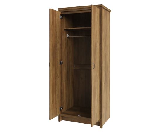 Boston 2 Door Wardrobe Knotty Oak