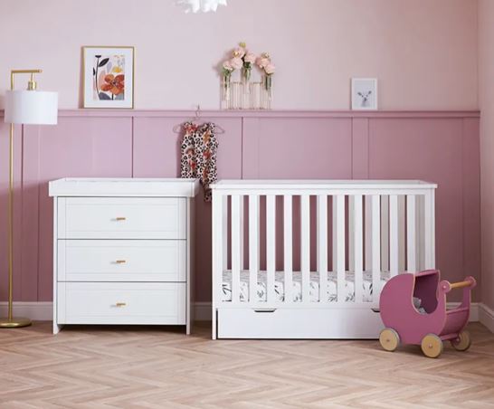 Evie Mini 2 Piece Room Set - White