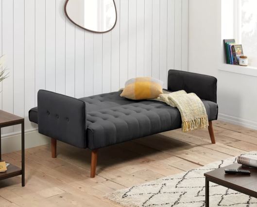 Hudson Sofa Bed - Charcoal