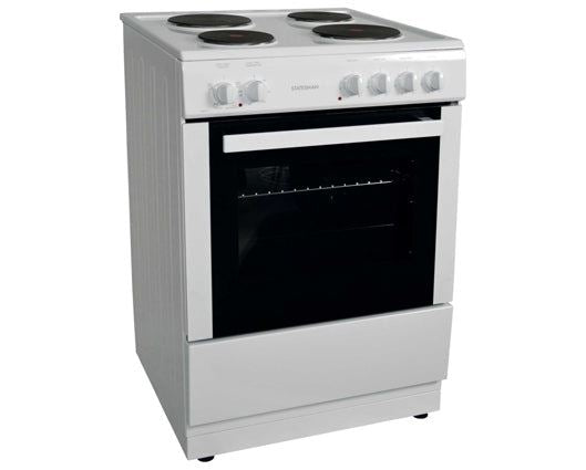 Statesman NAPIER60EW 60cm Single Cavity Electric Cooker White