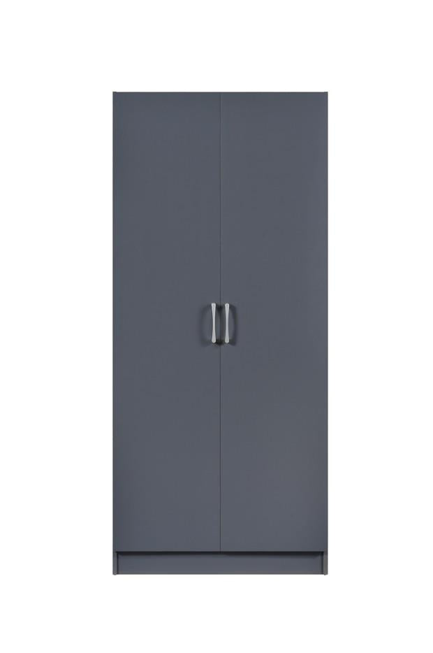 Highbury 2 Door Wardrobe - Dark Grey